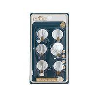 Yuvarlak 6'li Metal Yapışkanlı Askı