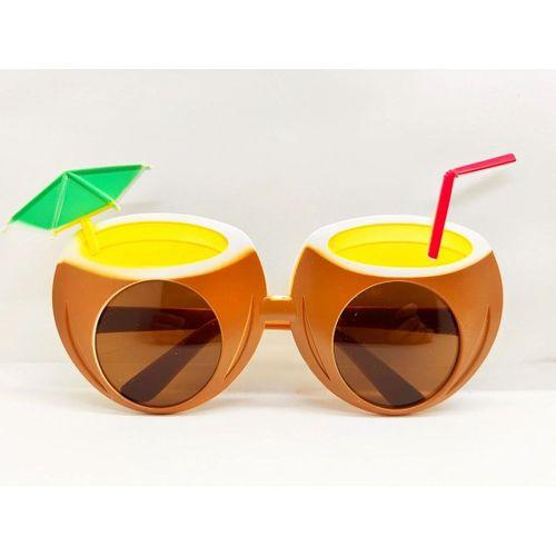 Hindistan Cevizi Tasarımlı Yaza Merhaba Parti Gözlüğü