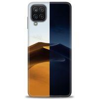Samsung Galaxy A12 Kılıf HD Baskılı Kılıf - Gece ve Gündüz + Tam Ekran Koruyucu