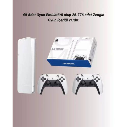 M15 Retro Konsol – 20.000 Oyunlu, Çift Gamepadli, 4k Hdmı