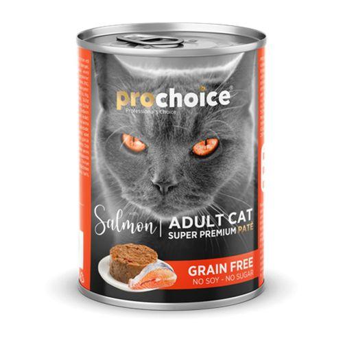 Prochoice Kısırlaştırılmış Kediler İçin, Tahılsız, Somon Balıklı Ezme Konserve 12x400 gr
