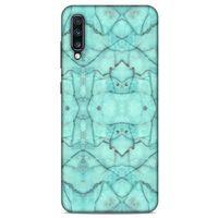 Mermer Desenli (14) Tema Lansman Kılıf Camgöbeği Samsung Galaxy A70s Kılıf