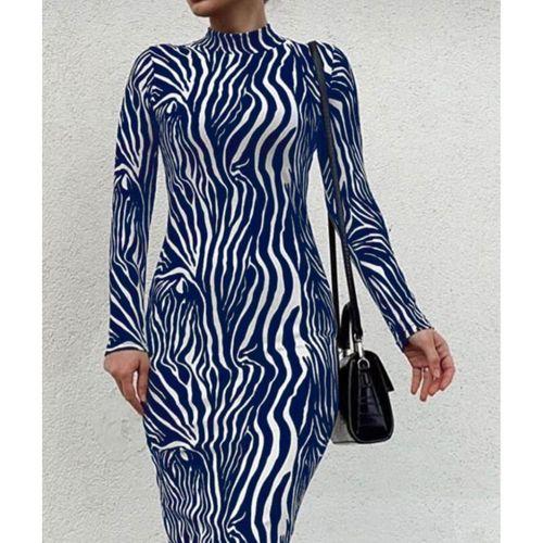 Kadın Uzun Kollu Mikro Midi Elbise