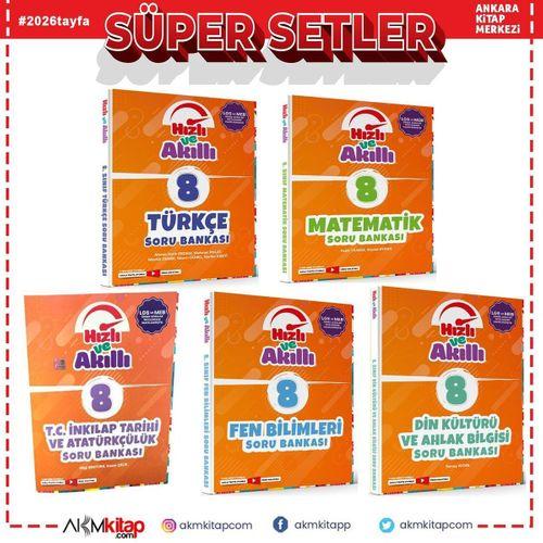 Tammat 8.Sınıf Hızlı ve Akıllı Soru Bankası Seti 5 Kitap