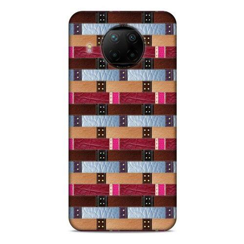 Lopard Xiaomi Redmi Note 9 Pro 5G Uyumlu Kılıf Patchwork (45) Back Cover