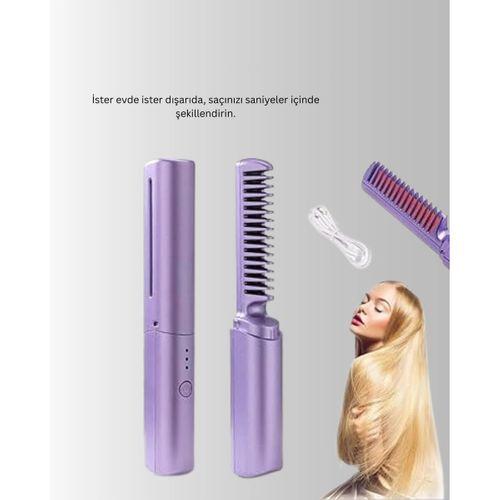 Usb Şarjlı Kablosuz Saç Düzleştirici – Hızlı Ve Pratik