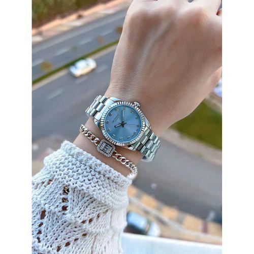 Lee Cooper Çelik Kordonlu 3 Atm Suya Dayanıklı 2 Yıl Garantili Kadın Kol Saati BC.08212.300