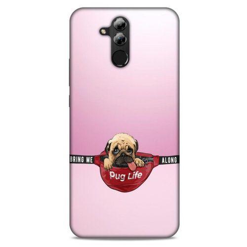 Huawei Mate 20 Lite Kılıf Köpek Kıyafetleri (5) Koruma Kabı Yavru Pug Çanta