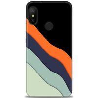 Xiaomi Mi A2 Lite Kılıf HD Baskılı Kılıf - Siyah + Tam Ekran Koruyucu