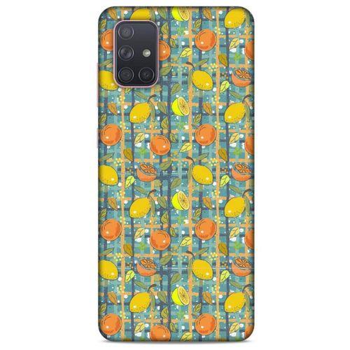 Frutix Turunç 06 Samsung Galaxy A71 Kılıf Desenli Silikon