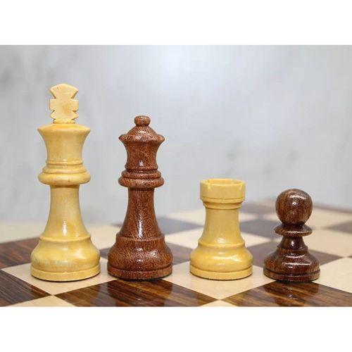 Özel Vernikli Mıknatıs Taşlı Ahşap Katlanabilir Kutulu Satranç Oyunu 30 Cm