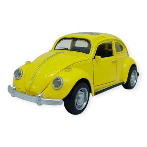 Sesli Işıklı Vosvos Araba 15 cm - 32111D - Sarı