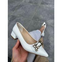 Jies Beyaz Topuklu Ayakkabı