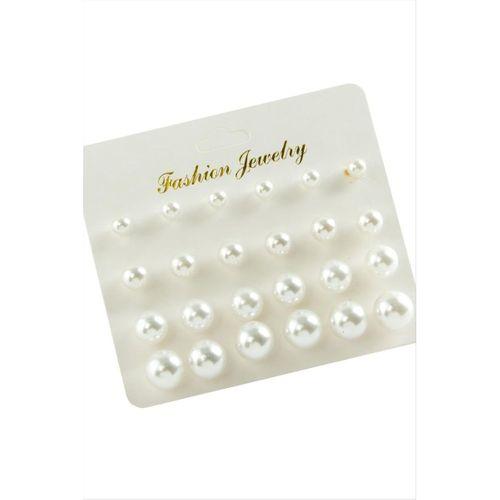 Kartlı İnci Küpe 24 Adet