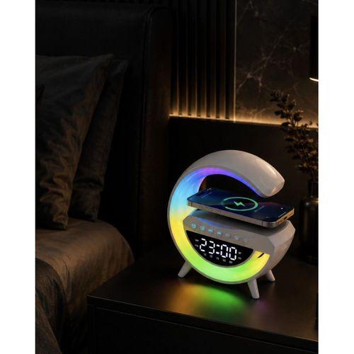 Kablosuz Rgb Bluetooth Hoparlör Usb Fm Ve Aux Destekli Taşınabilir Ses Sistemi