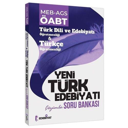 ÖABT MEB AGS Türk Dili Edebiyatı Türkçe Yeni Türk Edebiyatı Soru Bankası Çözümlü Edebiyat TV Yayınları