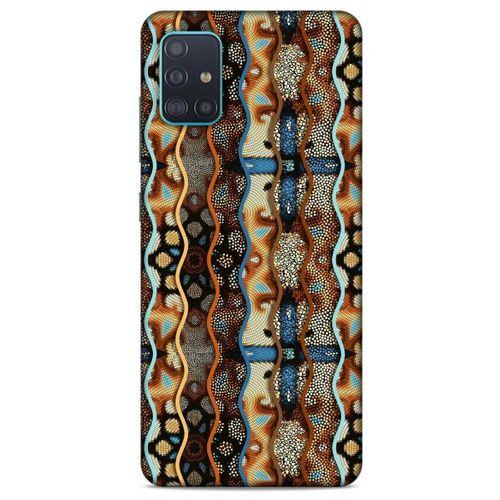 Samsung Galaxy A51 Kılıf Baskılı Özel Seri Taşlı (33) Hybrid Kılıf