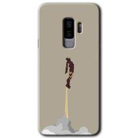 Galaxy S9 Plus Kılıf HD Desen Baskılı Arka Kapak - İronman-Airport