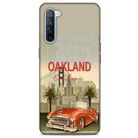 Retro (17) Desen Tasarım Kılıf Renkli Oppo Reno 3 Kılıf