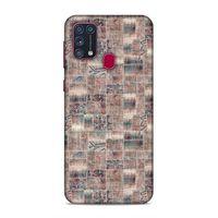 Samsung Galaxy M31 Uyumlu Kılıf Romans (3) Kapak Bej