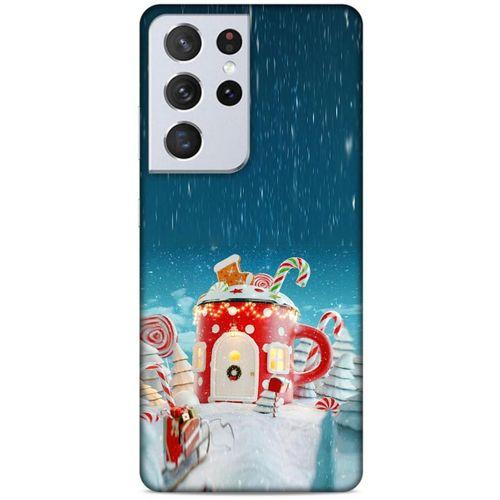 Lopard Samsung Galaxy S21 Ultra Uyumlu Kılıf SnowiX (13) Silikon Kap