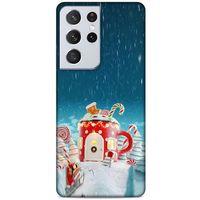 Lopard Samsung Galaxy S21 Ultra Uyumlu Kılıf SnowiX (13) Silikon Kap