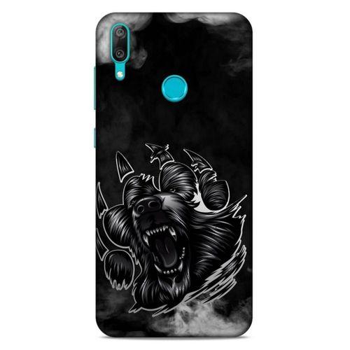 Lopard Huawei Y7 2019 Uyumlu Kılıf Tattoo's (19) Kılıfları Siyah
