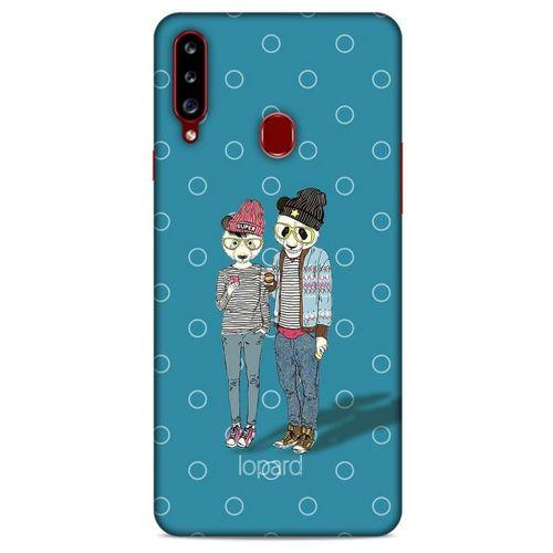 Samsung Galaxy A20s Kılıf FunnyMaX (16) Kalın Kılıf Mavi