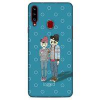 Samsung Galaxy A20s Kılıf FunnyMaX (16) Kalın Kılıf Mavi