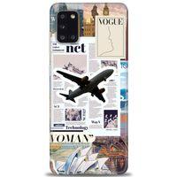 Samsung Galaxy A31 Kılıf HD Baskılı Kılıf - Net Woman + Tam Ekran Koruyucu