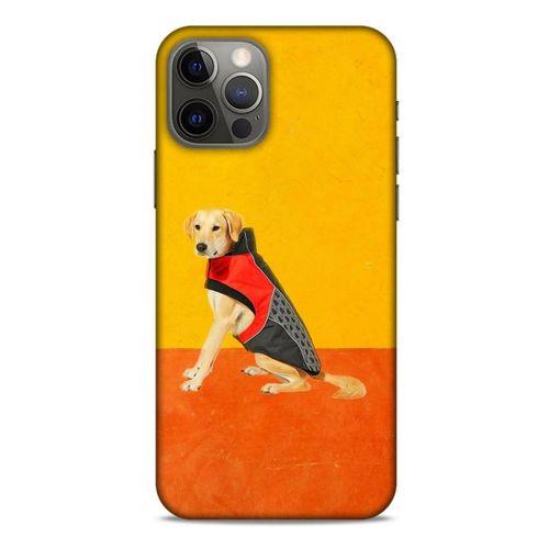 Apple iPhone 12 Pro Kılıf Köpek Kıyafetleri (46) Core Armor Kılıf Golden Retriever Mont