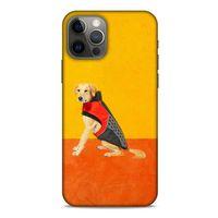 Apple iPhone 12 Pro Kılıf Köpek Kıyafetleri (46) Core Armor Kılıf Golden Retriever Mont