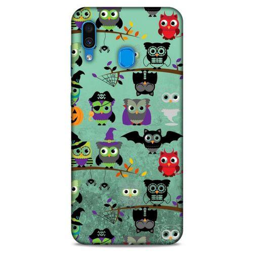 Baykuşlar (38) Desenli Silikon Kapak Telefon Kabı Samsung Galaxy A30 Kılıf