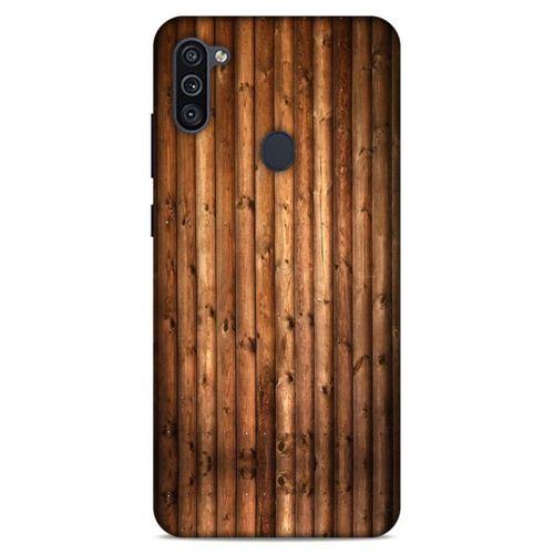 Lopard Samsung Galaxy M11 Uyumlu Kılıf Wood'X (9) Kılıf Baskılı
