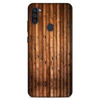 Lopard Samsung Galaxy M11 Uyumlu Kılıf Wood'X (9) Kılıf Baskılı