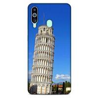 Samsung Galaxy M40 Kılıf Dünya Mimarisi (21) Koruyucu Kapak Pisa Kulesi İtalya