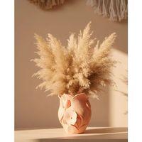 Modern 3d Turuncu Çiçek Vazo Masaüstü Salon Dekoru