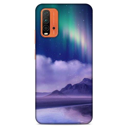 Lopard Xiaomi Redmi Note 9 4g Uyumlu Kılıf Gece'S (32) Soft Silikon Kılıf Norveç Kuzey Işıkları