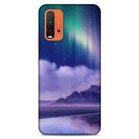 Lopard Xiaomi Redmi Note 9 4g Uyumlu Kılıf Gece'S (32) Soft Silikon Kılıf Norveç Kuzey Işıkları