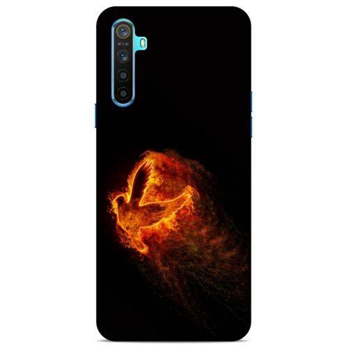 Lopard Oppo Realme 6i Uyumlu Kılıf FireX (30) Silicone Case Ateş Kartal