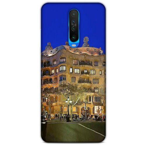 Xiaomi Redmi K30 Kılıf Dünya Mimarisi (28) Arka Kapak Casa Mila İspanya