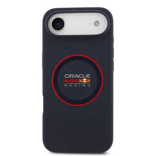 Apple iPhone 17 Air Kılıf Redbull Orjinal Lisanslı M-safe Şarj Özellikli Kırmızı Halka ve Logo Silikon Kapak