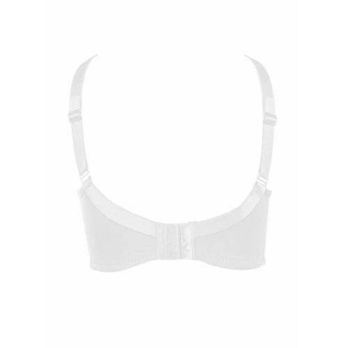 Alışveriş Meydanı Kadın Beyaz (Dantelli) Penye Pamuk Cepli Protez Sütyen
