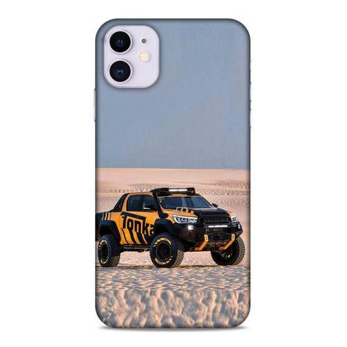 Lopard Apple Iphone 11 Uyumlu Kılıf PickUpX (44) Tough Armor Kılıf Turuncu Siyah