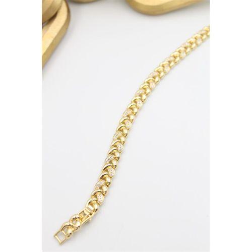 Taşlı Xuping Bileklik - Altın