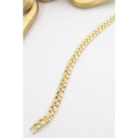 Taşlı Xuping Bileklik - Altın