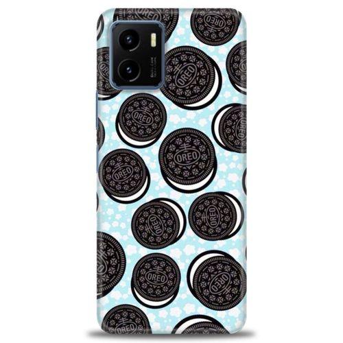 Vivo Y21 Kılıf HD Baskılı Kılıf - Oreo + Tam Ekran Koruyucu