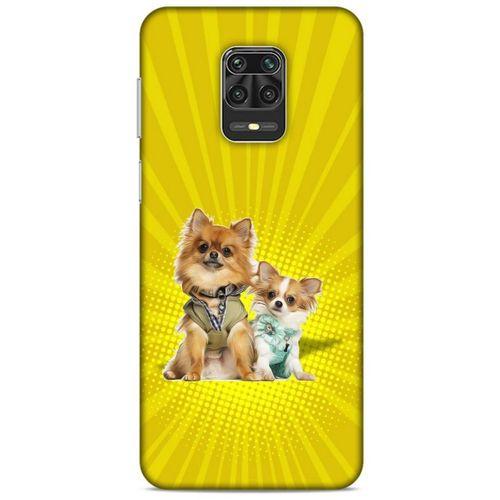 Xiaomi Redmi Note 9 Pro Kılıf Köpek Kıyafetleri (22) Tam Koruma Kılıfı Chihuahuas Tulum