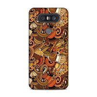 LG Q60 Kılıf Doodle Turk Kahvesi Arka Kapak Silikon Koruma Full Koruyucu