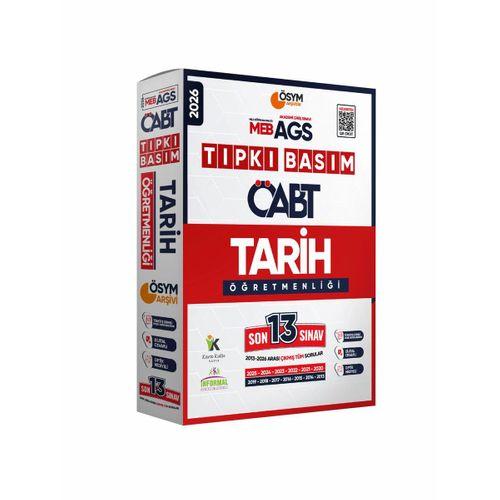 2026 MEB-AGS ÖABT Tarih Öğretmenliği 13lü Deneme ve ÖABT Tarihin Kara Kutusu Çıkmış Soru Kitabı Seti